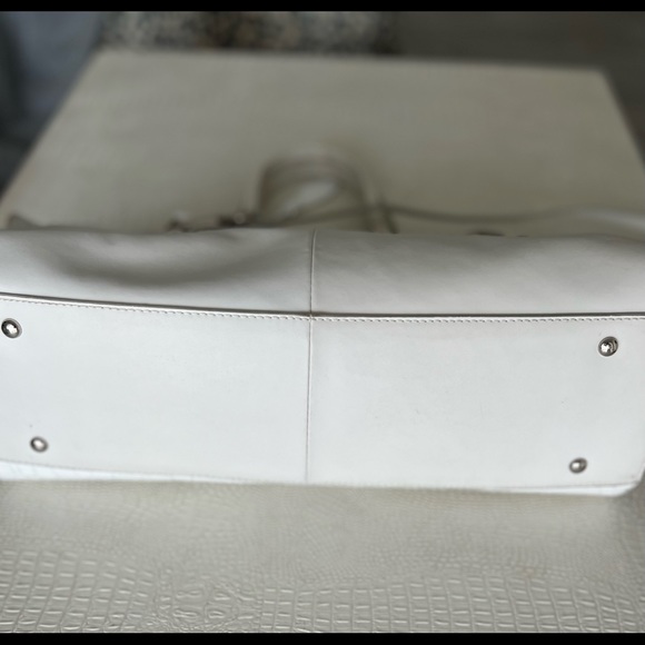 Vintage Charles Jourdan Croc Leather Satchel - Picture 8 of 11